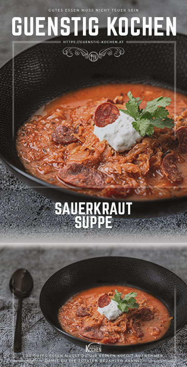 Sauerkrautsuppe mit Chorizo » Das Rezept von GÜNSTIG KOCHEN
